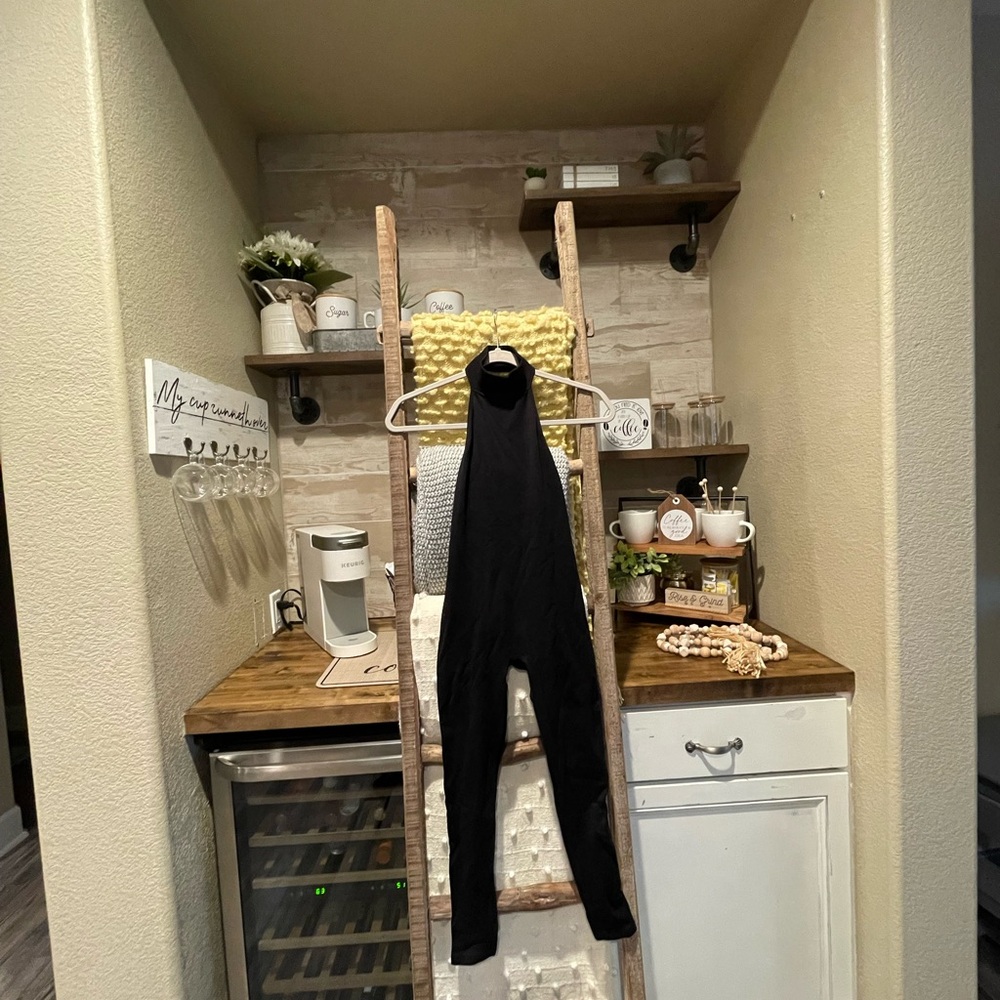 Black Spaghetti Strap Onesie